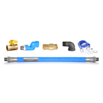 Tap Industries 48" Gas Connector Hose Kit 48" w/Quick Disconnect, TGH-7548QD