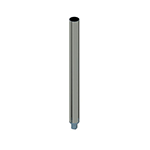 Sapphire SM-SLG18 Sink Leg 20-1/2"; Galvanized Steel with Plastic Foot
