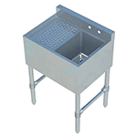 Sapphire SMBS-1L One Compartment Underbar Sink Unit with Left Drainboard