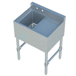Sapphire SMBS-1R One Compartment Underbar Sink Unit with Right Drainboard