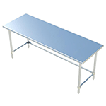 Sapphire SMTO-1824S Stainless Steel Top Work Table 24"W x 18"D