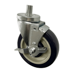 Sapphire Threaded Stem Casters - Set of 4