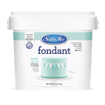 Satin Ice Baby Blue Vanilla Fondant, 5 Lbs