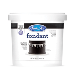 Satin Ice Black Vanilla Fondant, 2 Lbs