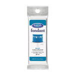 Satin Ice Blue Vanilla Fondant, 4 Ounce 