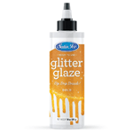 Satin Ice Gold Glitter Glaze, 10 oz.