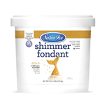 Satin Ice Gold Shimmer Vanilla Fondant, 2 Lb