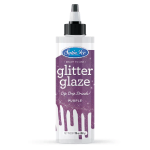 Satin Ice Purple Glitter Glaze, 10 oz.