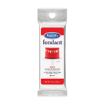 Satin Ice Red Vanilla Fondant, 4 Ounce 