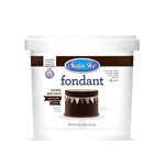 Satin Ice Rolled Fondant - Brown - Chocolate - 2 lb