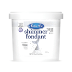 Satin Ice Silver Shimmer Vanilla Fondant, 2 Lb 