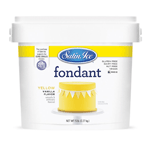 Satin Ice Yellow Vanilla Fondant, 5 Lbs 