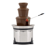 Sephra Fountains 18" Classic Fondue Chocolate Fountain (Brushed Stainless Steel)