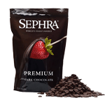 Sephra Premium Dark Couverture Fondue Chocolate 2lb.