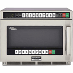 Sharp R-CD1200M Commercial Microwave Oven, TwinTouch, 1200W, S/S, 17-1/2"W x 22-9/16"H x 13-5/8"D