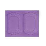Chicago Mold School F006 Silicone Sugar Mold, Nouveau Dessert Tray, 2 Cavities