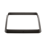 Silikomart 200mm Square Black Perforated Tarte Ring