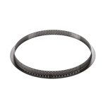 Silikomart 230mm Black Perforated Tarte Ring