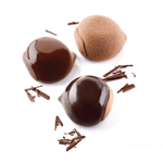 Silikomart "Marron Glace 110" Flexible Baking & Freezing Mold, 3.7 Oz., 6 Cavities