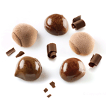 Silikomart "Marron Glace 30" Flexible Baking & Freezing Mold, 1 Oz., 15 Cavities