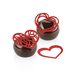 Silikomart ADORE Chocolate Chablon, 6 Cavities