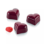Silikomart AMORE Tritan Heart Chocolate Mold, 24 Cavities