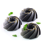 Silikomart Flexible Silicone Bakeware SWIRL Mold 3.5 Oz, 40 Cavities