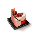 Silikomart Flexible Silicone Non-Stick Bakeware Heart Mold 3 Oz, 2.36