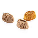 Silikomart PLEIN COEUR OVAL 28 Silicone Oval Mold, 15 Cavities