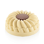 Silikomart PLEIN COEUR ROUND 710 Silicone Mold, 24 oz.