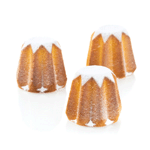 Silikomart Silicone Bakeware Pandoro 5 Oz, 3.15" Dia x 2.44" H., 6 Cavities