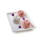 Silikomart Silicone Bakeware Rose Shape Mold 3.89 Oz, 2.99