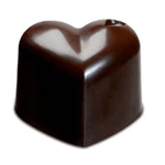 Silikomart Silicone Chocolate Mold: "Monamour" (Heart Shape) 15 Cavities