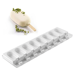 Silikomart Silicone Mold for Ice Cream Pops: Mini Classic Shape, 16 cavities