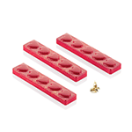 Silikomart TESORO-B Tritan Heart Bar Chocolate Mold, 8 Cavities