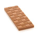 Silikomart Tritan Chocolate Mold, RIGA-T Tablet, 4 Cavities