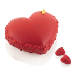 Silikomart 'Venice 750' 3D Heart Baking & Freezing Mold, 25.4 oz.