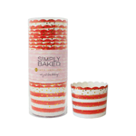 Simply Baked Large Red Confetti Baking Cups, Pack of 20