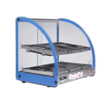 Skyfood FWD2-18B 18" Food Warmer Display Case, Double Shelf, Blue, NSF/UL Listed