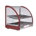 Skyfood FWD2-18R 18" Food Warmer Display Case, Double Shelf, Red, NSF/UL Listed