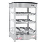 Skyfood FWD3S9P Food Warmer Display Case, Triple Shelf, 9 Pans, Steam Line