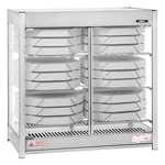 Skyfood HMC-PT Heated Merchandiser Cabinet, Pass Thru, Triple Shelf, Steam Line