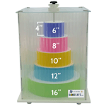 Small Tall CakeSafe Cake Carrier, 17" x 17" x 22" H