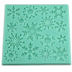 O'Creme Silicone Fondant Mold, Snowflake 