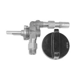 Southbend OEM # 1176018 / 4440395 / 1021999, Gas Valve with Dial; 3/8" Gas In x 9/16"-27 Gas Out