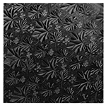 Square Black Foil Cake Drum Board, 12" x 1/2" Thick 