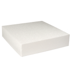 Square Polystyrene Cake Dummies, 2" High