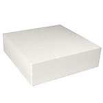 Square Polystyrene Cake Dummy, 3 Inch High