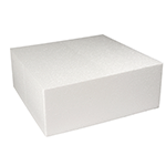 Square Polystyrene Cake Dummy, 4 Inch High