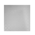 O'Creme Square Silver Cake Drum Board, 12" x 1/4" Thick, Pack of 10